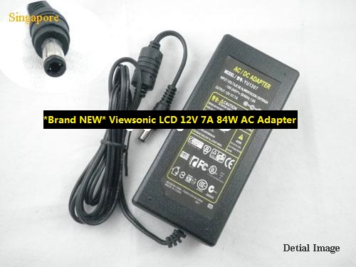 *Brand NEW* Viewsonic LCD 12V 7A 84W AC Adapter POWER SUPPLY